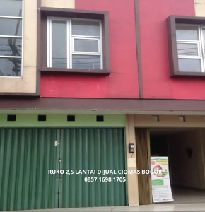 Jual Ruko Ciomas Mansion 2,5 Lt Strategis Pinggir Jalan dkt St Bogor