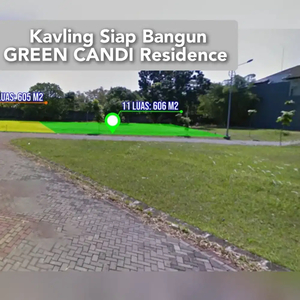 Kavling Siap Bangun di GREEN CANDI Residence Dekat AKPOL Semarang