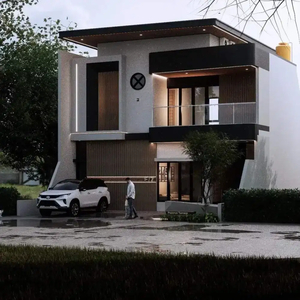 New , rumah modern di cluster gegerkalong