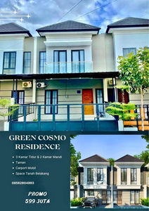 Promo Rumah 2 Lantai Cluster Green Cosmo Residence