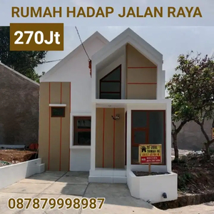 Rumah 2 Kamar Hadap Jalan Raya Cileunyi Bandung