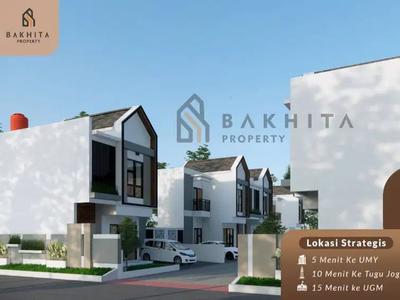 Rumah Baru Desain Mewah Lokasi Strategis dalam Ringroad di Kota Jogja