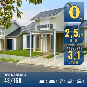 Rumah Baru di Citra Indah City Dahlia 48/150 DP 0%