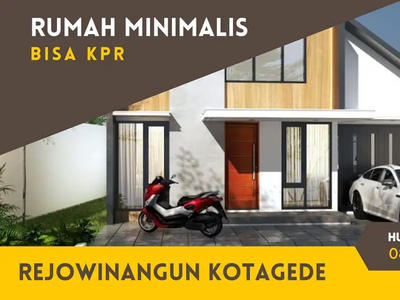 Rumah Baru Modern Minimalis Bisa KPR di Pusat Kota dekat Malioboro