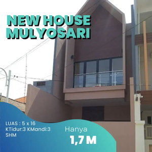 Rumah Baru‼️Mulyosari dekat Pakuwon City bisa KPR
