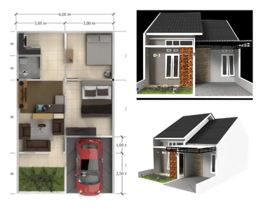 rumah hunian murah promo 70m2