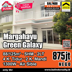 Rumah Margahayu Cluster Green Galaxy 800Jutaan