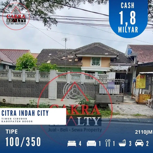 Rumah Mewah Tipe 100/350 Pinggir Jalan Utama 2110JM