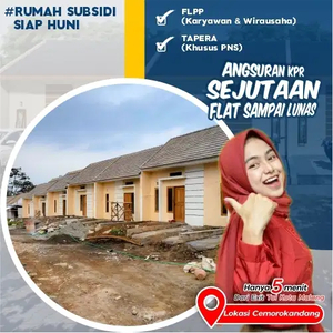 Rumah Subsidi Murah One Gate Sistem Jalan Utama Super Lebar