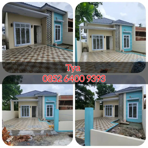 Rumah tipe 60 berpagar tanah luas