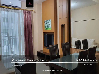 Sewa Apartement Thamrin Residence High Floor 2BR Furnished Tower A