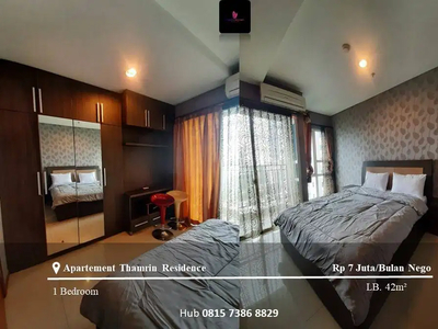 Sewa Apartement Thamrin Residence MId Floor Full Furnish 1BR City View