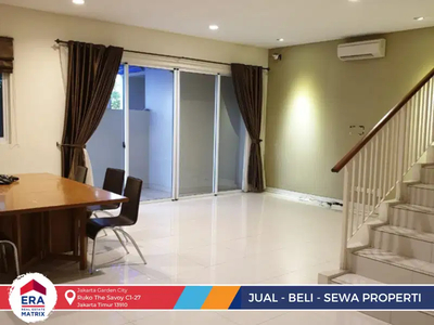 SEWA RUMAH CLUSTER PALM SPRING FULL FURNISHED, JAKARTA GARDEN CITY