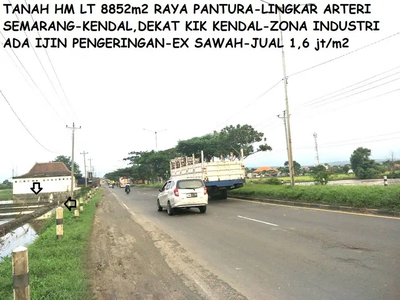 Tanah HM Pengeringan Raya Arteri/Lingkar-Pantura Semarang Kendal