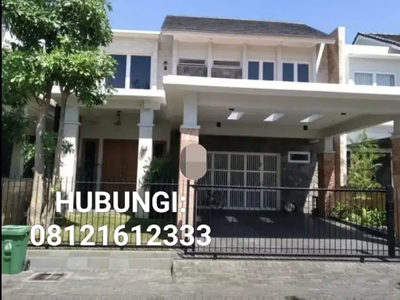 The gayungsari surabaya selatan rumah second siap huni bisa KPR