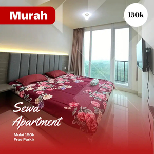 Treepark bsd city apartment sewa harian murah