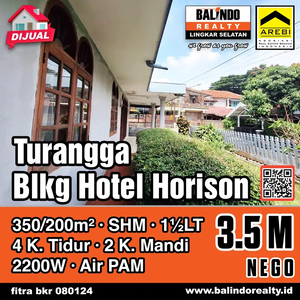 Turangga Buahbatu Bandung Kota, Bedlakang Hotel Horison Bandung, Murah