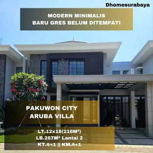 Baru Gress Pakuwon City Aruba Villa Type Daecy