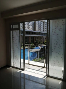 dijual apartment 2 kamar kosongan view kolam di gateway pasteur