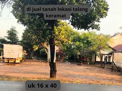 Dijual Murah Tanah Pinggir Jalan Lokasi di Talang Keramat