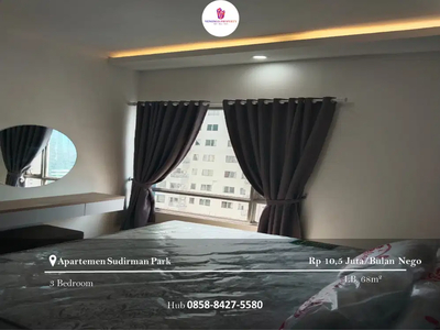 Disewakan Apartement Sudirman Park 3BR Full Furnished View Selatan