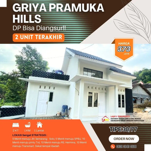 Griya Pramuka Hills Pudakpayung Rumah Murah DP bisa Diangsur