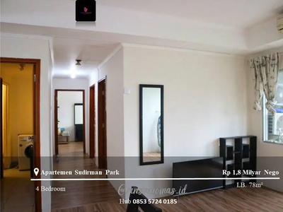Jual/Sewa Apartement Sudirman Park Low Floor 3BR+1 Full Furnished