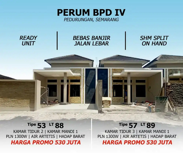 Perum BPD Pedurungan Rumah Ready Stok