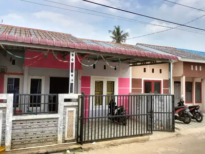 Plus Kanopi & pagar rumah murah baru selesai di renovasi