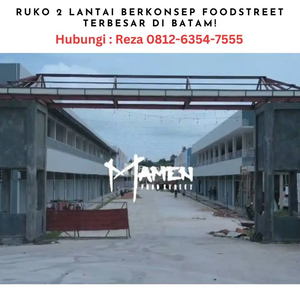 Ruko 2 lantai berkonsep Foodstreet terbesar di Batam