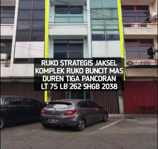 RUKO STRATEGIS DI KOMPLEK PERKANTORAN BUNCIT MAS DUREN TIGA PANCORAN