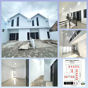 Rumah 2 lantai type mezanine UK 6*25 SHM Cash 685 Jt KPR 725 Jt inden