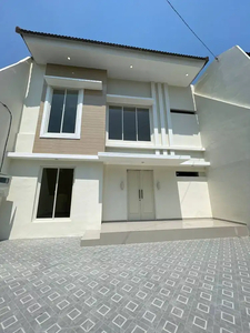 Rumah baru model Minimalis Jalan kembar Graha Sampurna