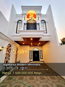 Rumah Baru Modern Minimalis Di JAGAKARSA