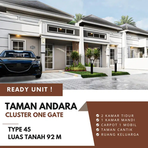 Rumah cluster semarang | taman andara harga 400 jt an