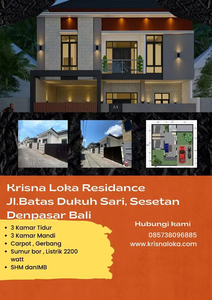 Rumah lt 2 di Pusat Kota Denpasar