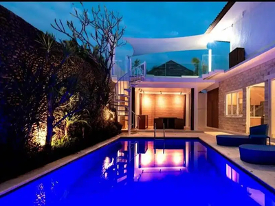 SP 4or rent stunning modern villa dekat pantai di berawa canggu bali