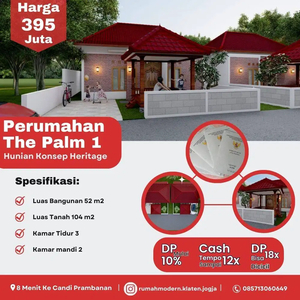 Spesial 1 Unit Rumah Konsep Heritage Di Prambanan Harga 300 Jt-an