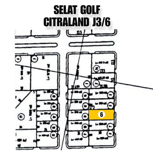 TANAH KAVLING DI CITRALAND CLUSTER SELAT GOLF KAWASAN RAMAI PENGHUNI