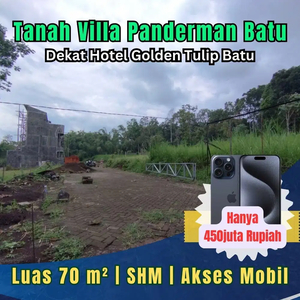 Tanah Villa Dekat Hotel Holden Tulip Kota Batu