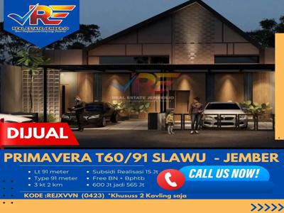 RUMAH BARU TYPE 60/92 HANYA 2 MENIT KE PUSAT KOTA JEMBER