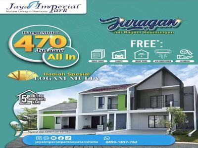 Rumah dijual cluster Wood jaya imperial park Tangerang cicilan 3,5jtn