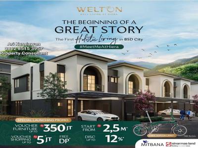 WELTON at hiera bsd city fulk marmer 2,4man LIMITED UNIT segera UTJ