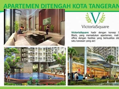 Apartemeen Victoria Square Cimone Tangerang ukuran Studio (2 unit)