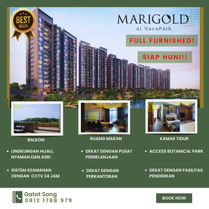 Apartemen Marigold FULL Furnished siap huni