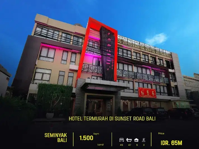 ASET MURAH DIJUAL HOTEL DI HITUNG TANAH SAJA