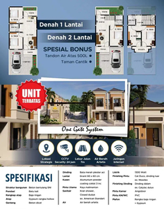 Cluster Terbaik 2 Lantai di Banyumanik Dekat Jalan Semarang Solo