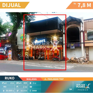 Dijual Ruko Super Strategis Jl Pahlawan Trip Klojen Pusat Kota Malang