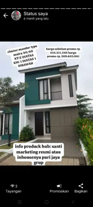 DIJUAL RUMAH 2 LANTAI DI CLUSTER MANDAR PURIJAYA