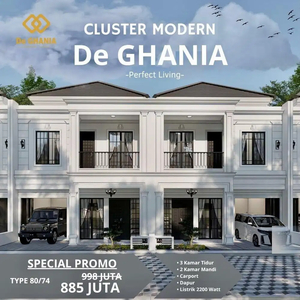 Dijual Rumah Baru 2 Lantai Cluster De Ghania Semarang